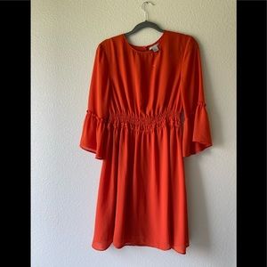 (2 for $20) Vibrant H&M bright orange dress in perfect condition. 8 US